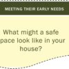 Learn how to adopt and settle a rescue dog course screenshot saying: what might a safe space look like in your house